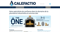 Desktop Screenshot of calefactio.com
